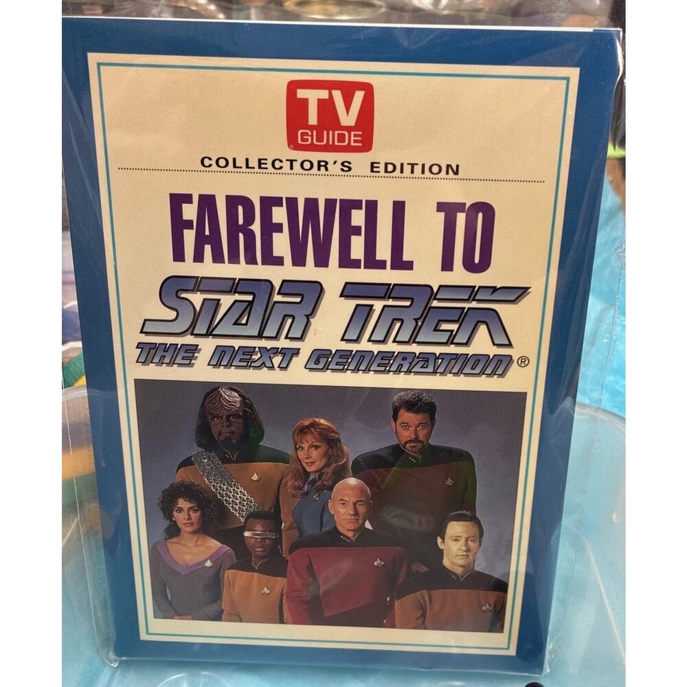 Tv Guide Collectors Edition Farewell Star Trek Next Generation Soft Cover Book